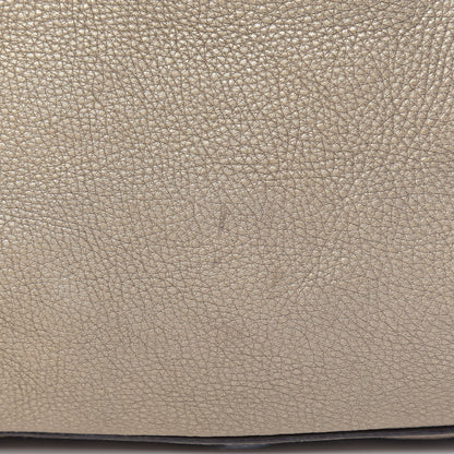 Gucci Metallic Pebbled Calfskin Medium Soho Chain Shoulder Bag Golden Beige 12 of 13