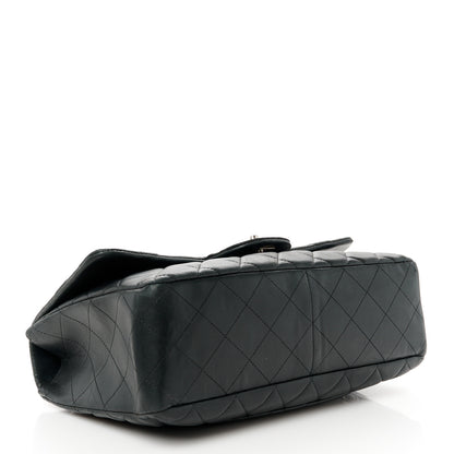 Chanel Lambskin Quilted Jumbo Single Flap Black 4 of 11
