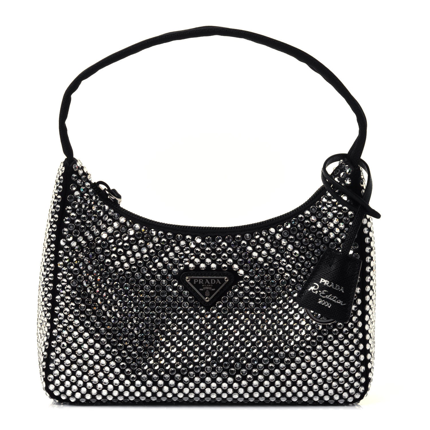 Prada Satin Crystal Mini Re-Edition 2000 Bag Cristal 1 of 4