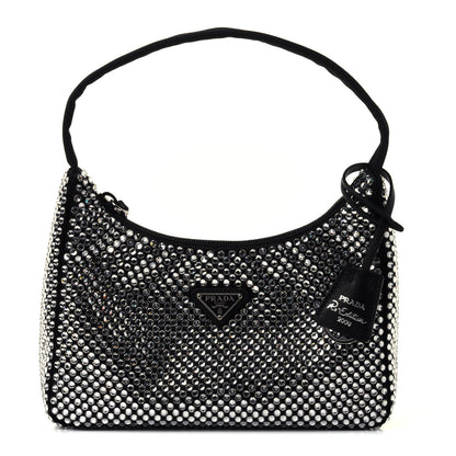 Prada Satin Crystal Mini Re-Edition 2000 Bag Cristal 1 of 4