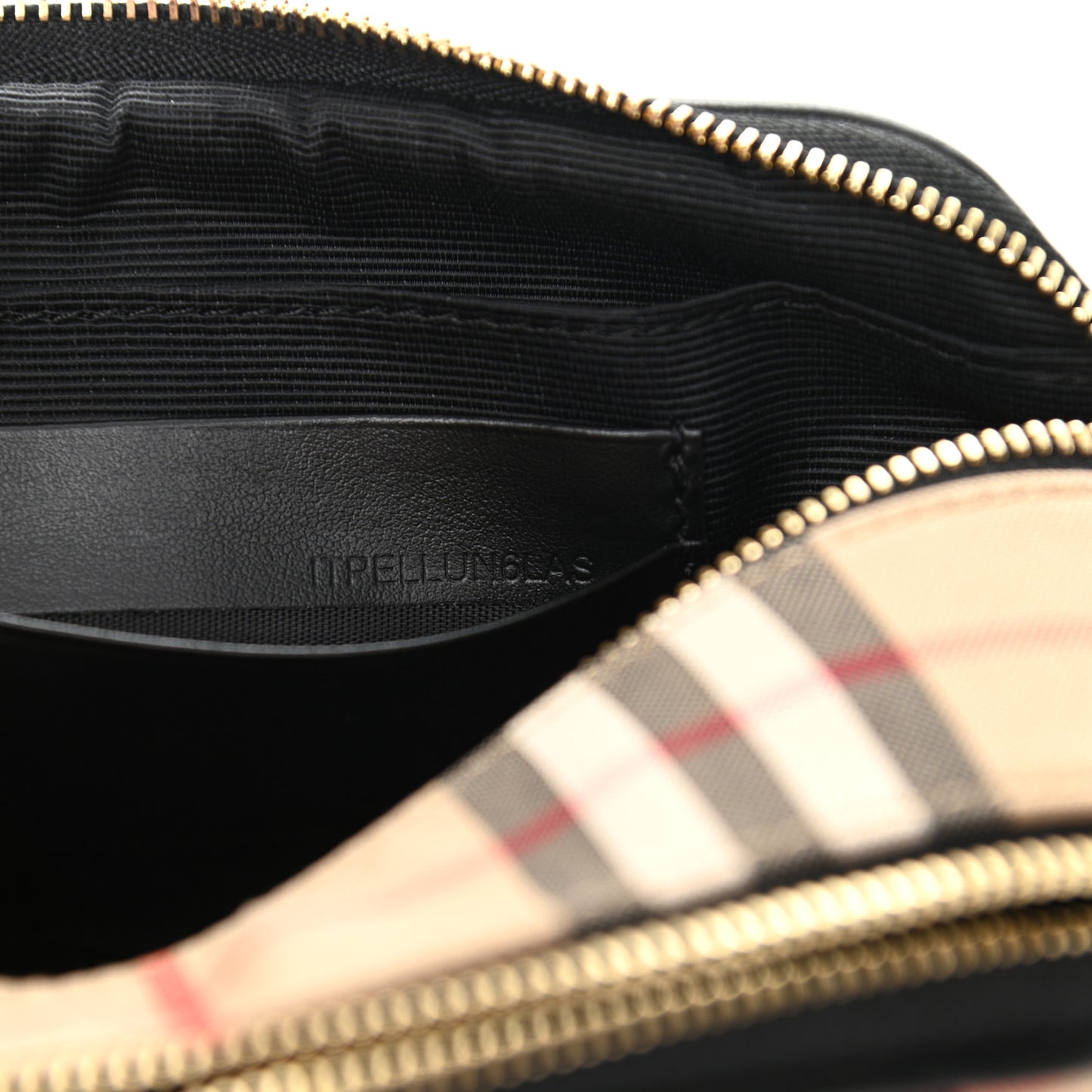 Calfskin Vintage Check Micro Camera Bag Archive Beige