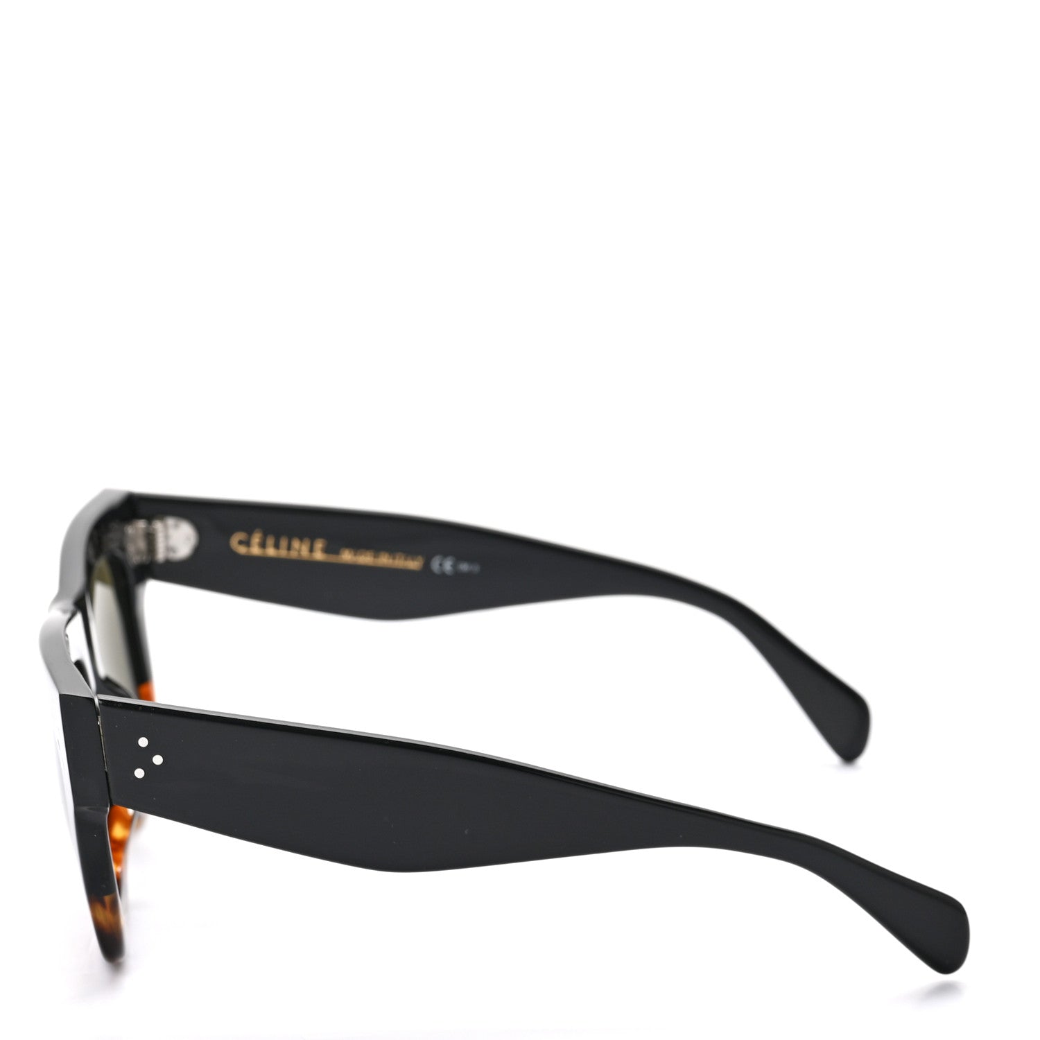 Celine Sunglasses CL 41054/S Black Havana 3 of 6