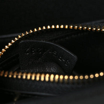 Celine Satinated Calfskin Mini 16 Top Handle Bag Black 8 of 10