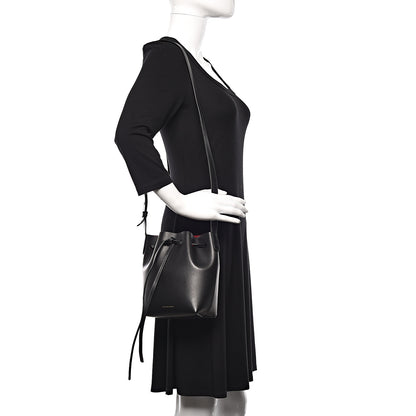 Mansur Gavriel Calfskin Mini Mini Bucket Bag Black Flamma 2 of 9