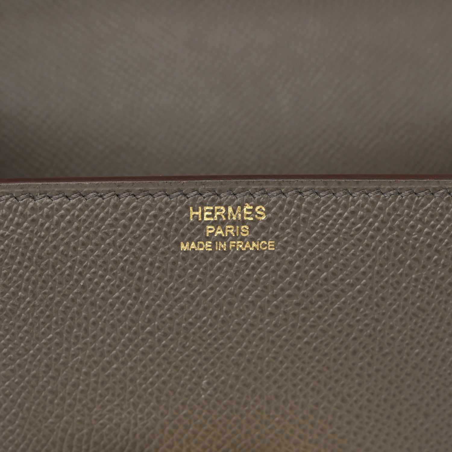 Hermes Epsom Cinhetic Boxy Top Handle Bag Etain 6 of 11