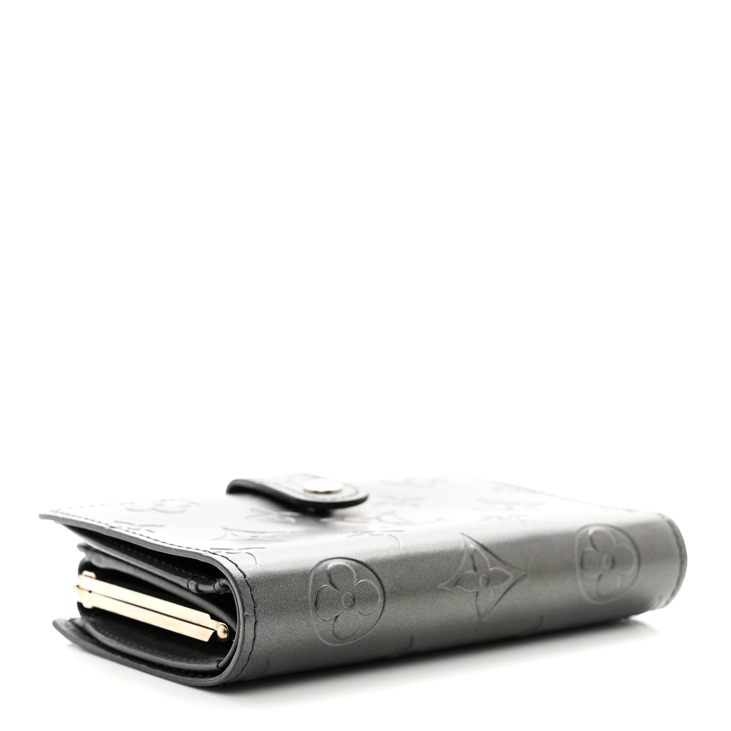 Mat Monogram French Purse Wallet Black