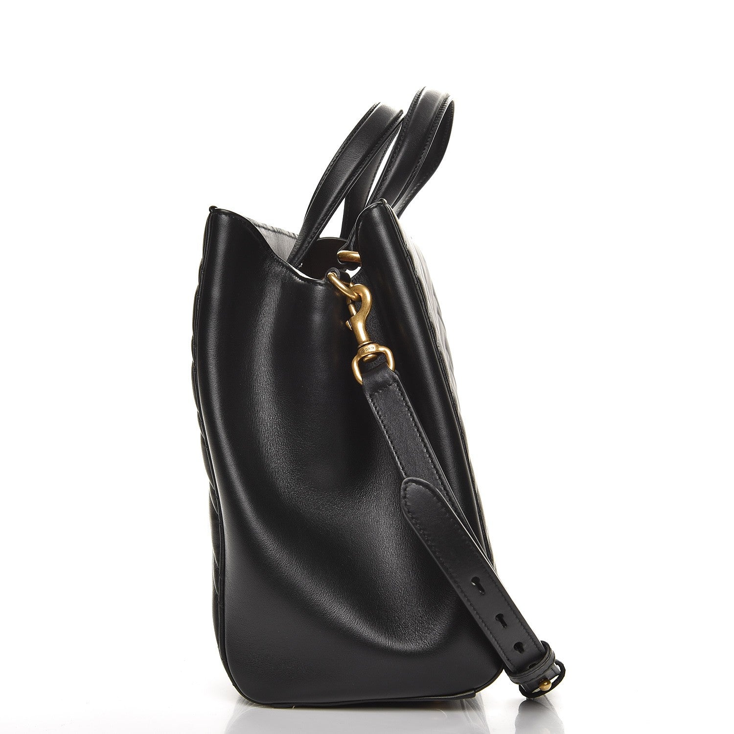 Gucci Calfskin Matelasse Medium GG Marmont Tote Black 11 of 11