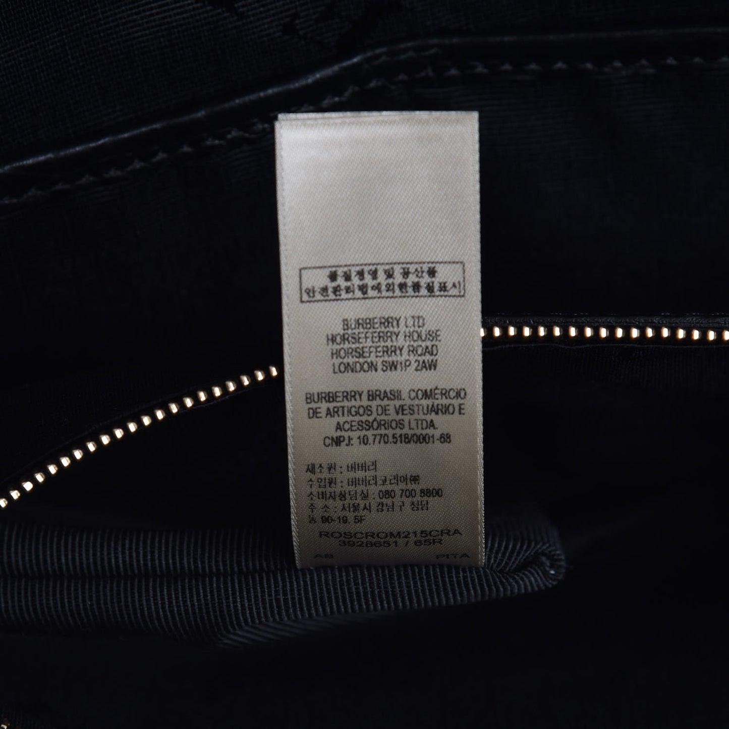 Heritage Grain Check Embossed Medium Dewsbury Tote Black