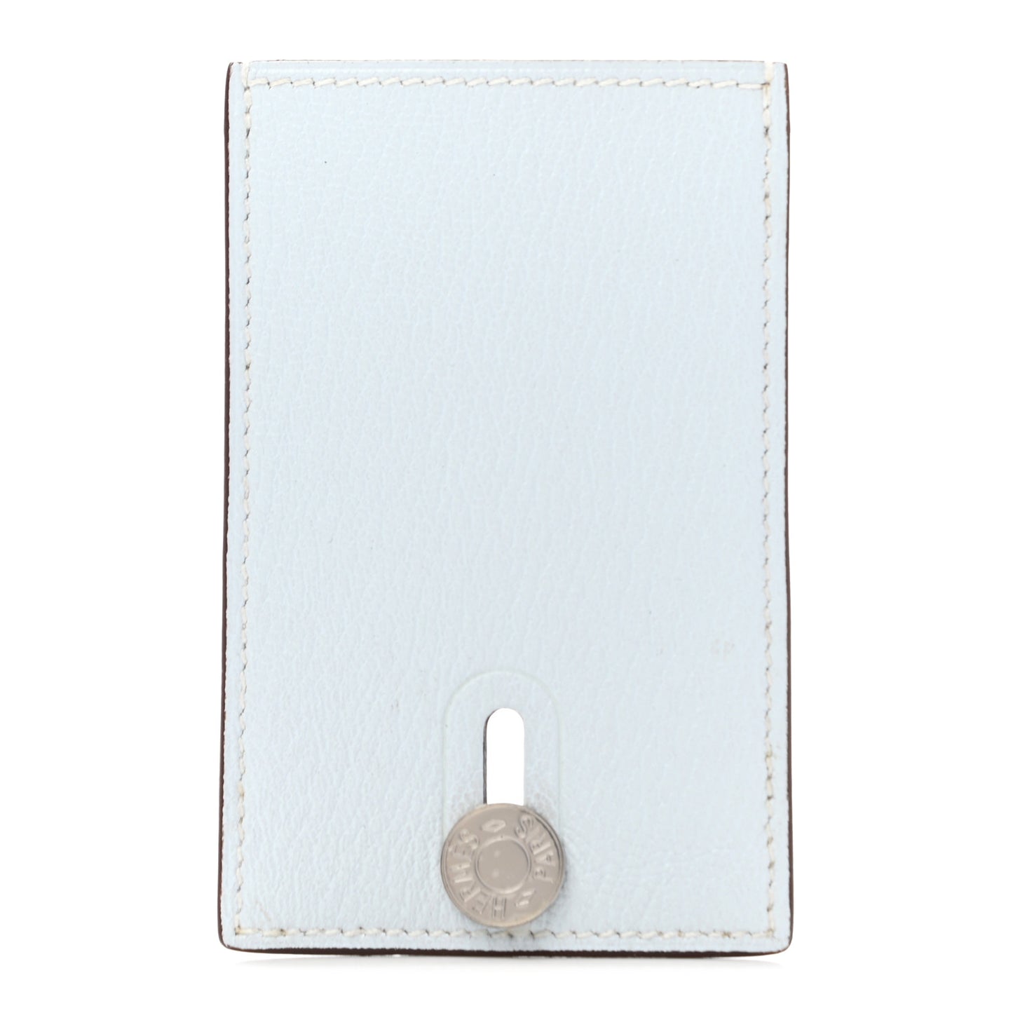 Chevre Mysore Diabolo Card Holder Case Bleu Brume
