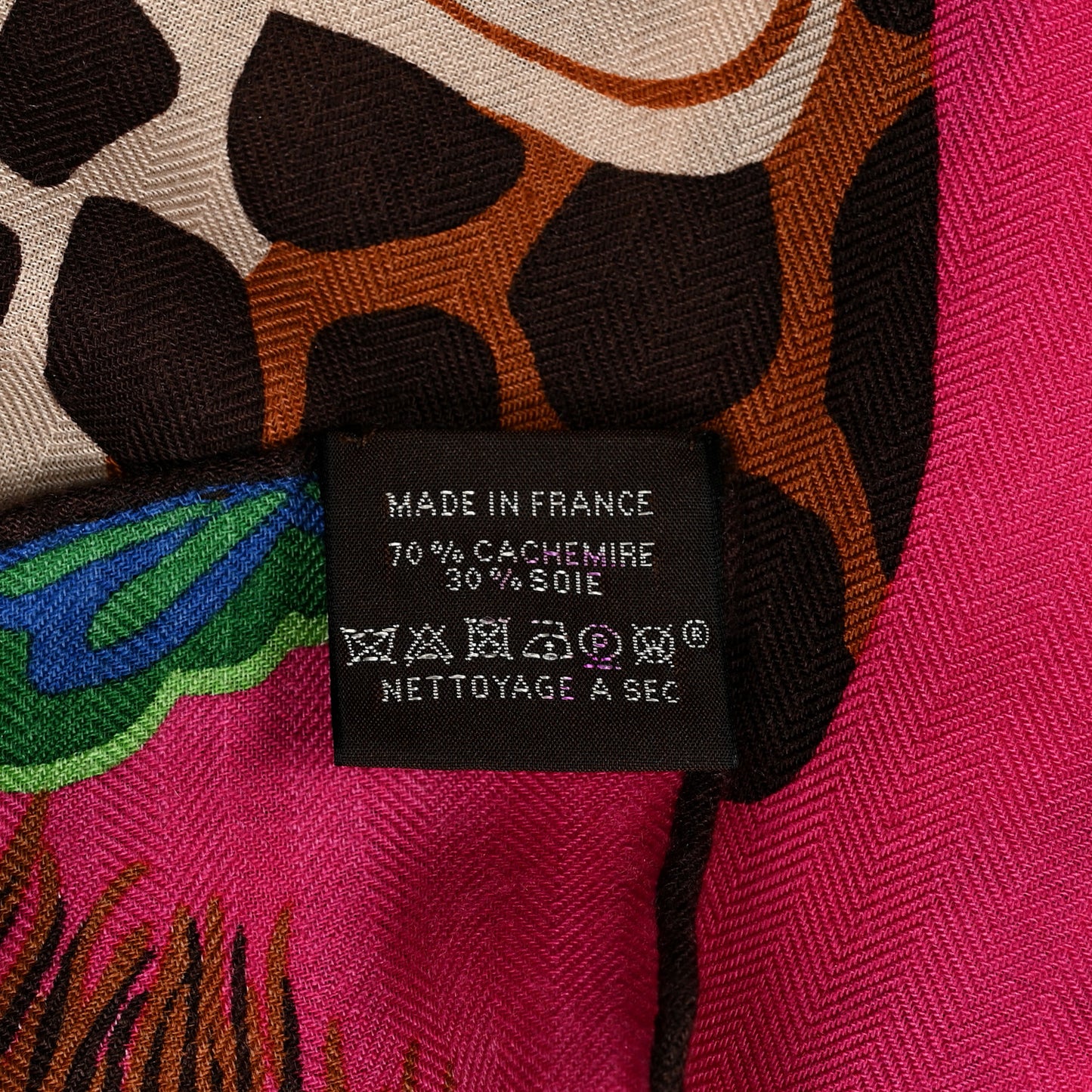 Cashmere Silk The Three Graces Shawl 140 Rose Vif Marron