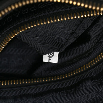 Prada Tessuto Nylon Saffiano Small Crossbody Bag Black 7 of 10
