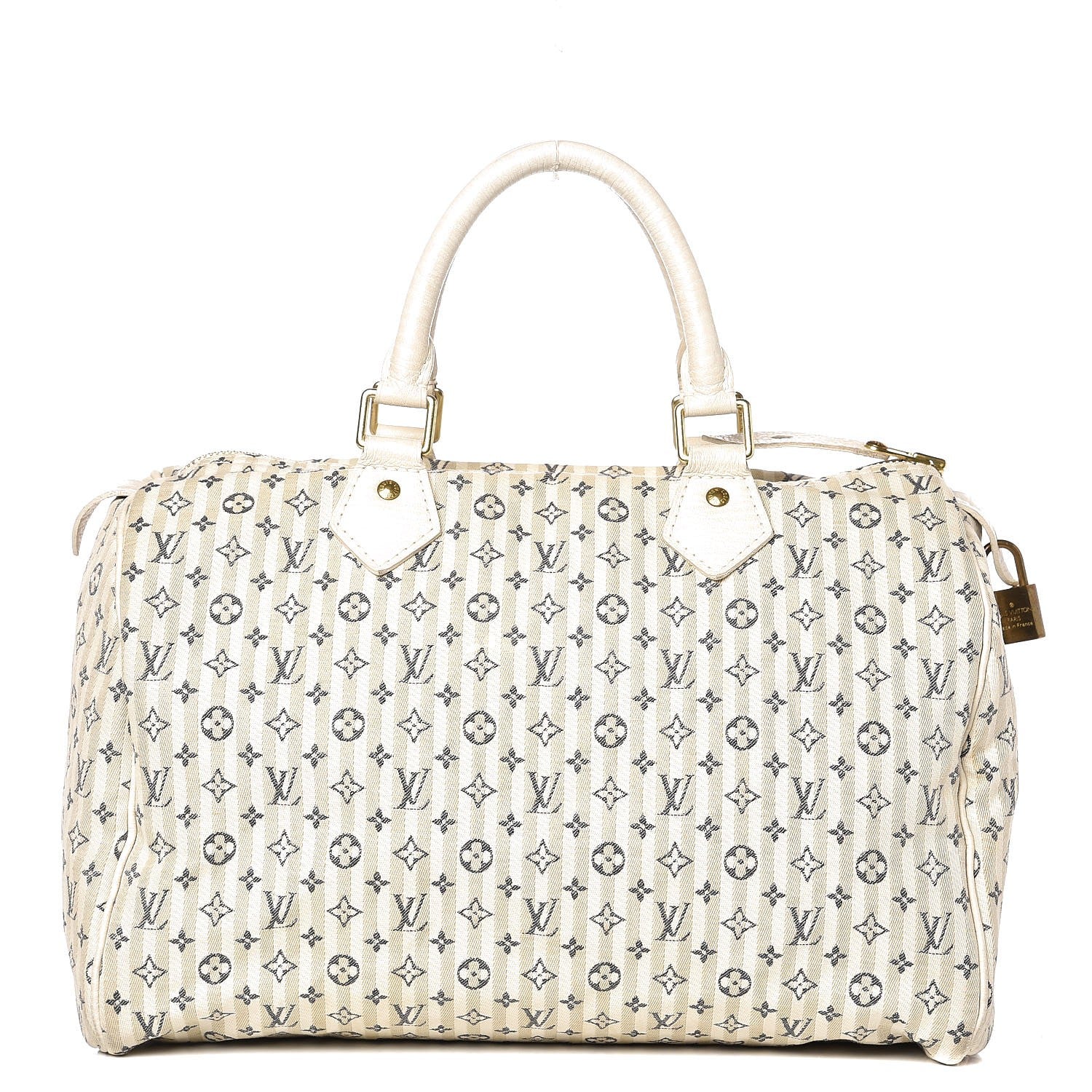 Louis Vuitton Mini Lin Croisette Speedy 30 Blue 1 of 16