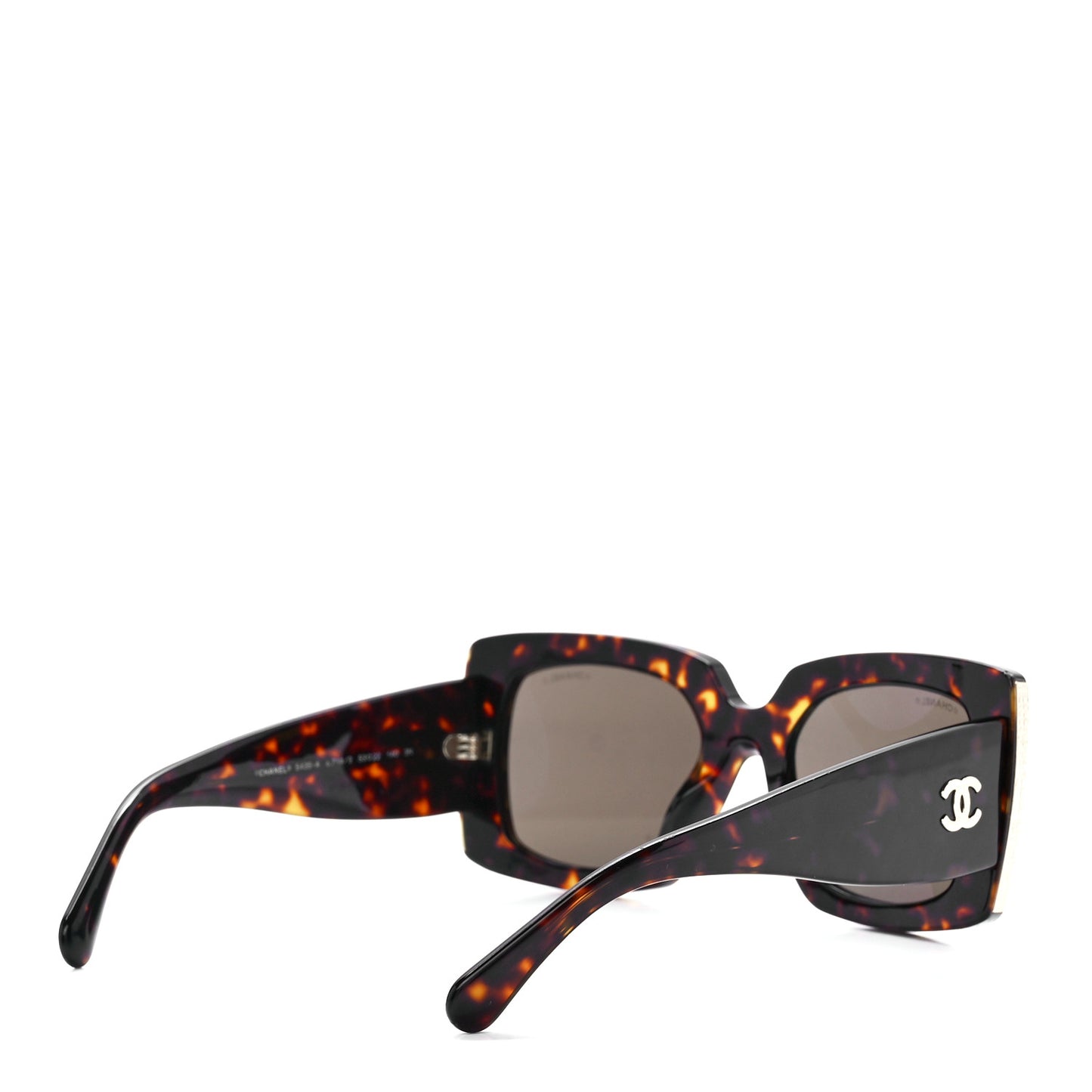 Acetate Rectangle Sunglasses 5435 Tortoise