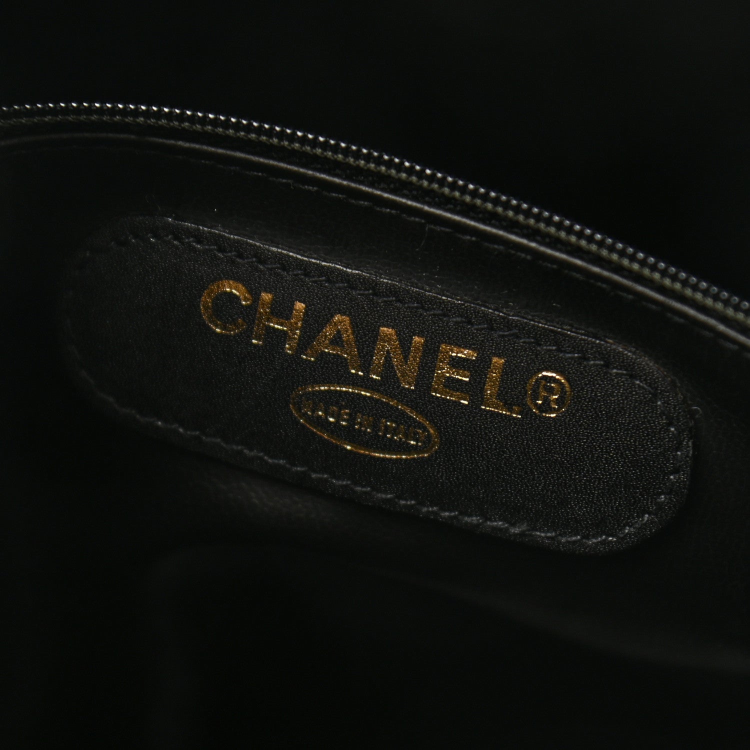 Chanel Calfskin Stitched CC Boston Black 10 of 16