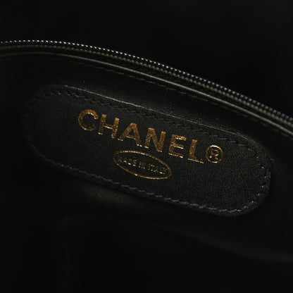 Chanel Calfskin Stitched CC Boston Black 10 of 16