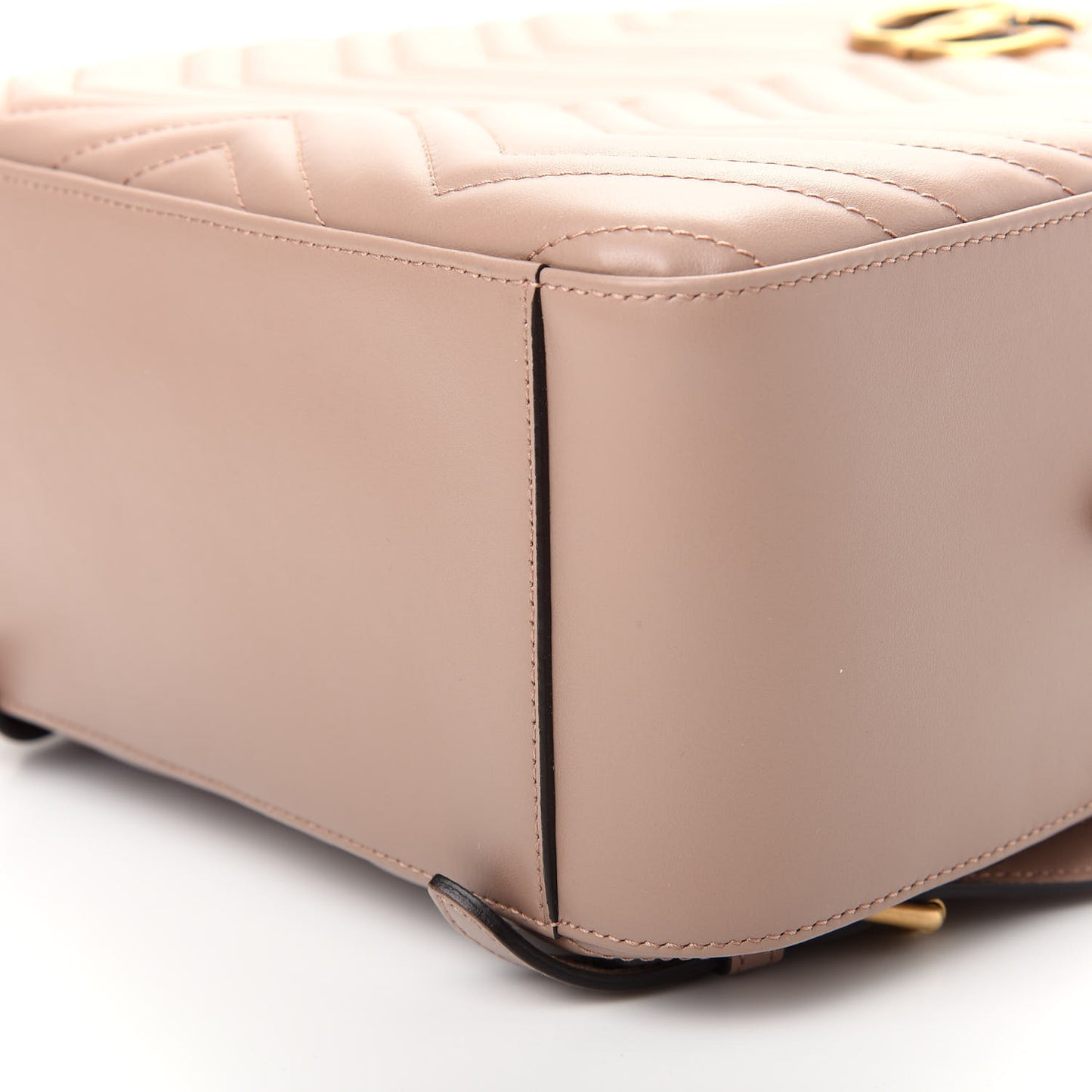 Calfskin Matelasse GG Marmont Dome Backpack Porcelain Rose