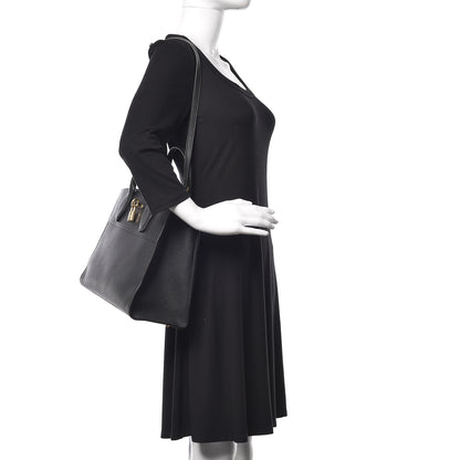 Louis Vuitton Taurillon City Steamer MM Black 2 of 9