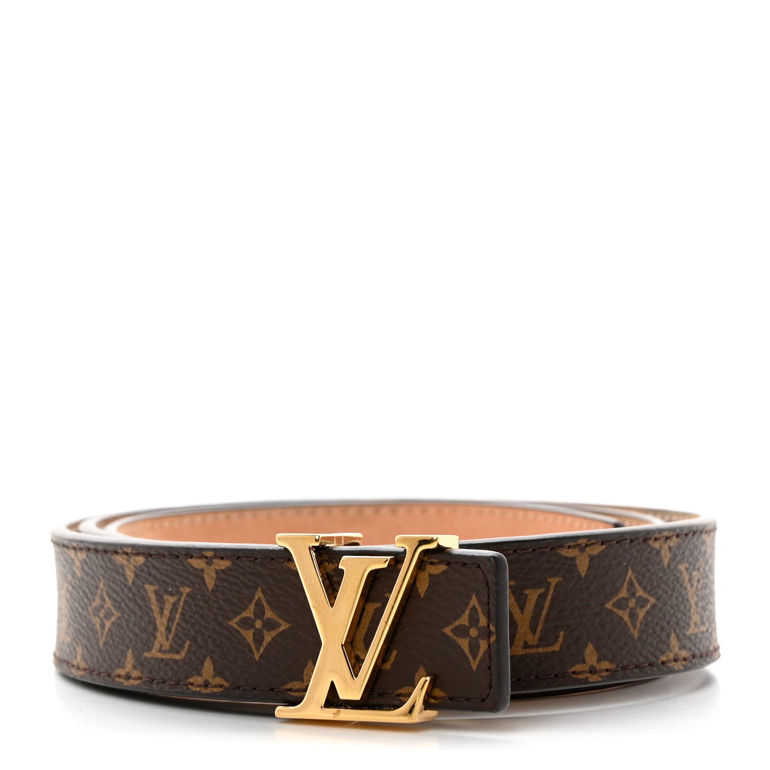 Louis Vuitton Monogram 25mm LV Initiales Belt 80 32 1 of 9