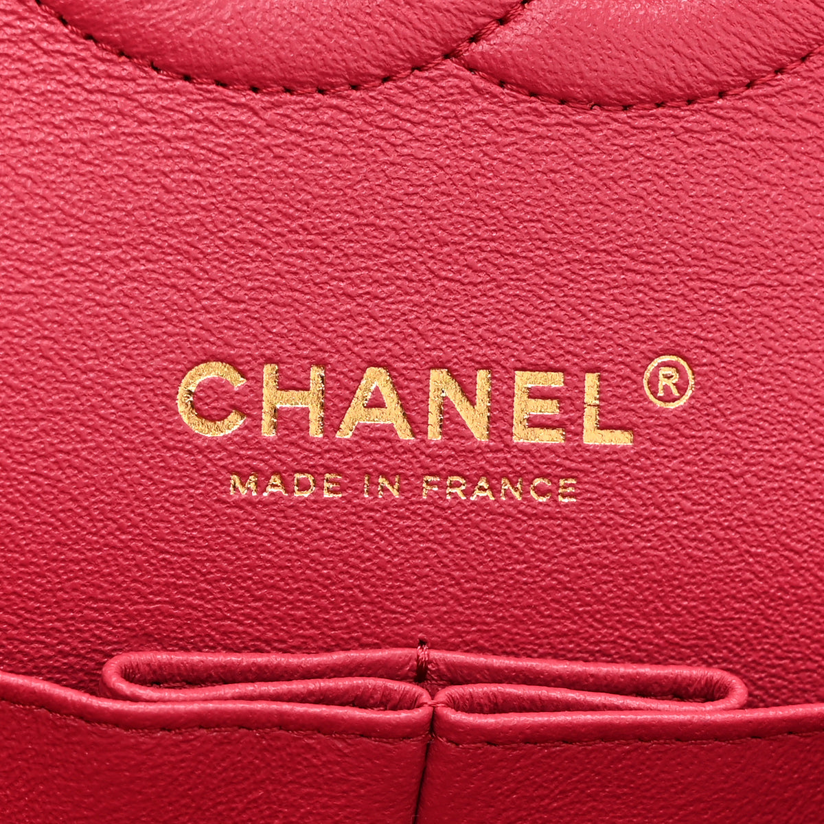 Chanel Lambskin Chevron Quilted Medium Double Flap Pink 6 of 10