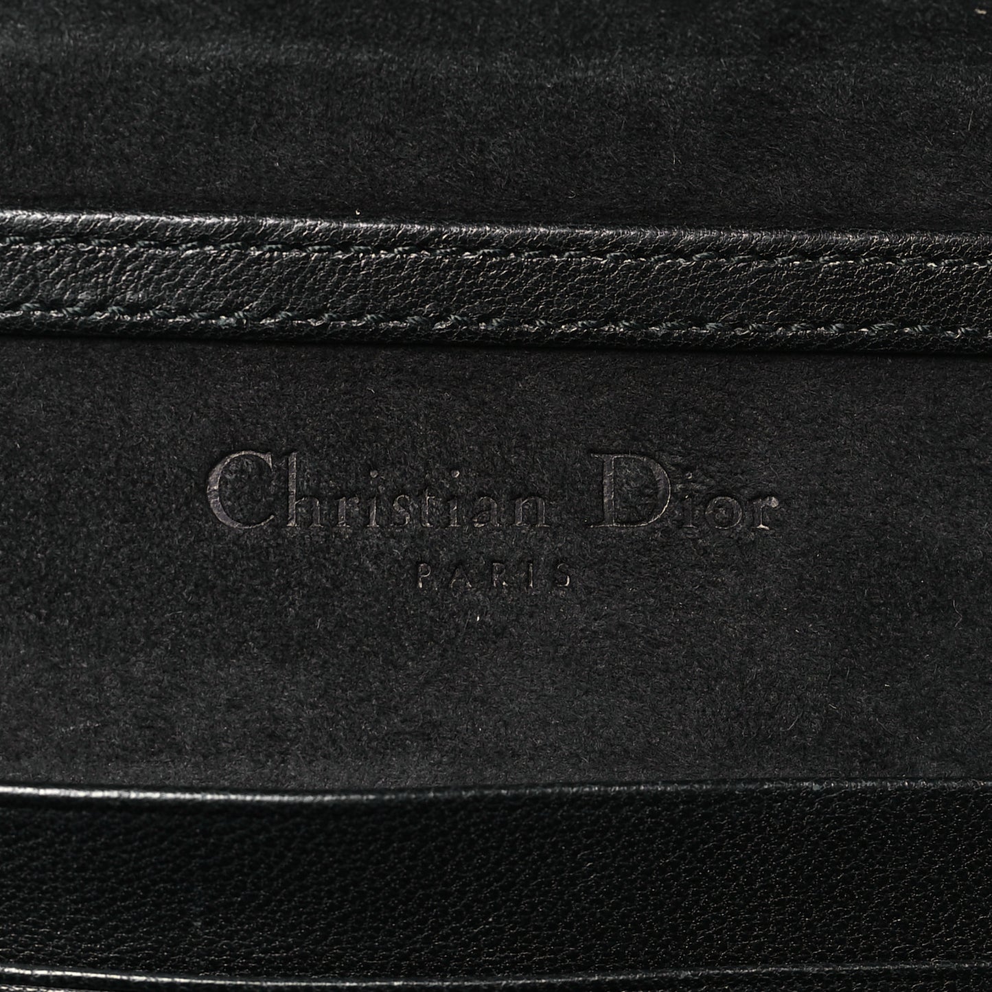 Patent Studded Diorama Flap Bag Black