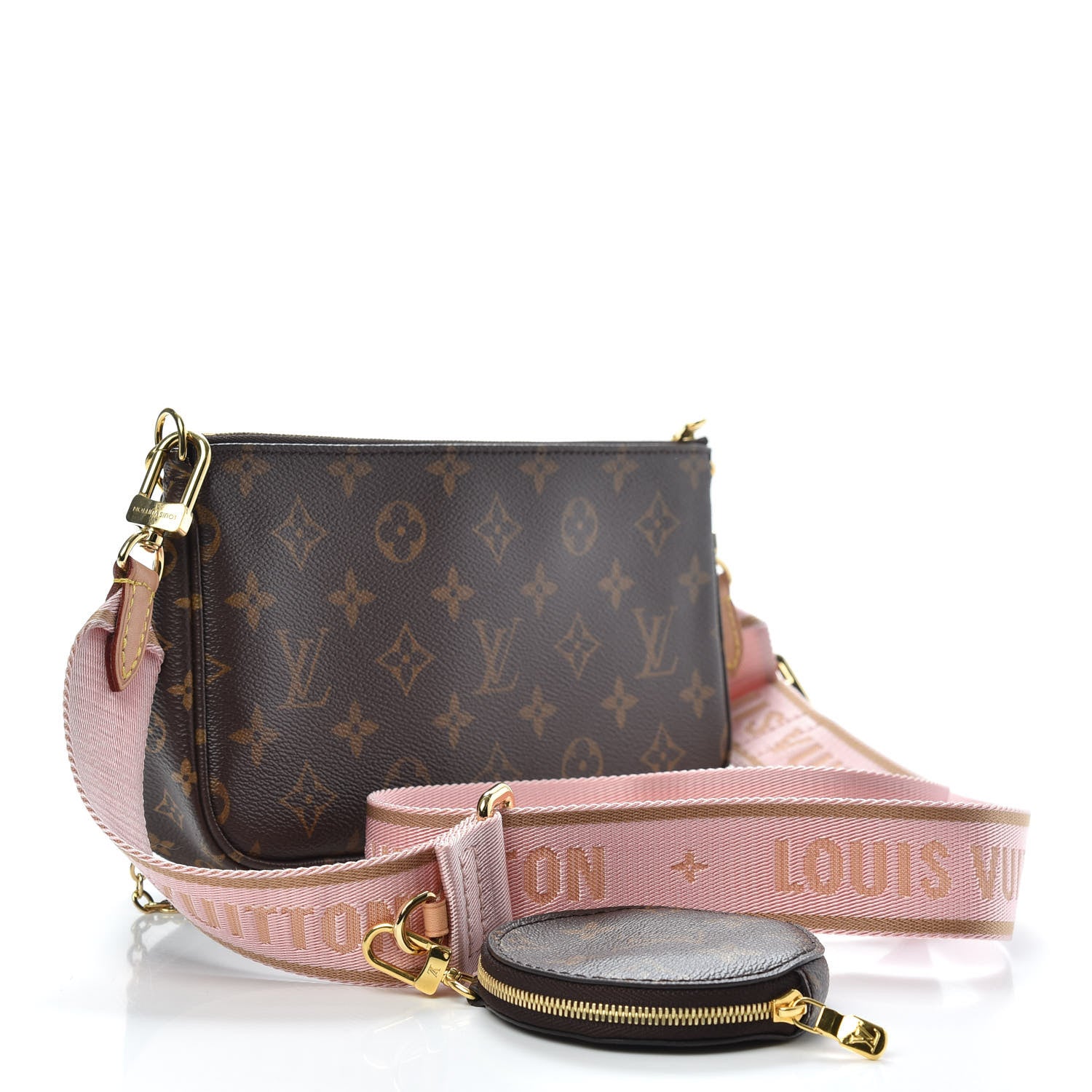 Louis Vuitton Monogram Multi Pochette Accessories Rose Clair 3 of 11