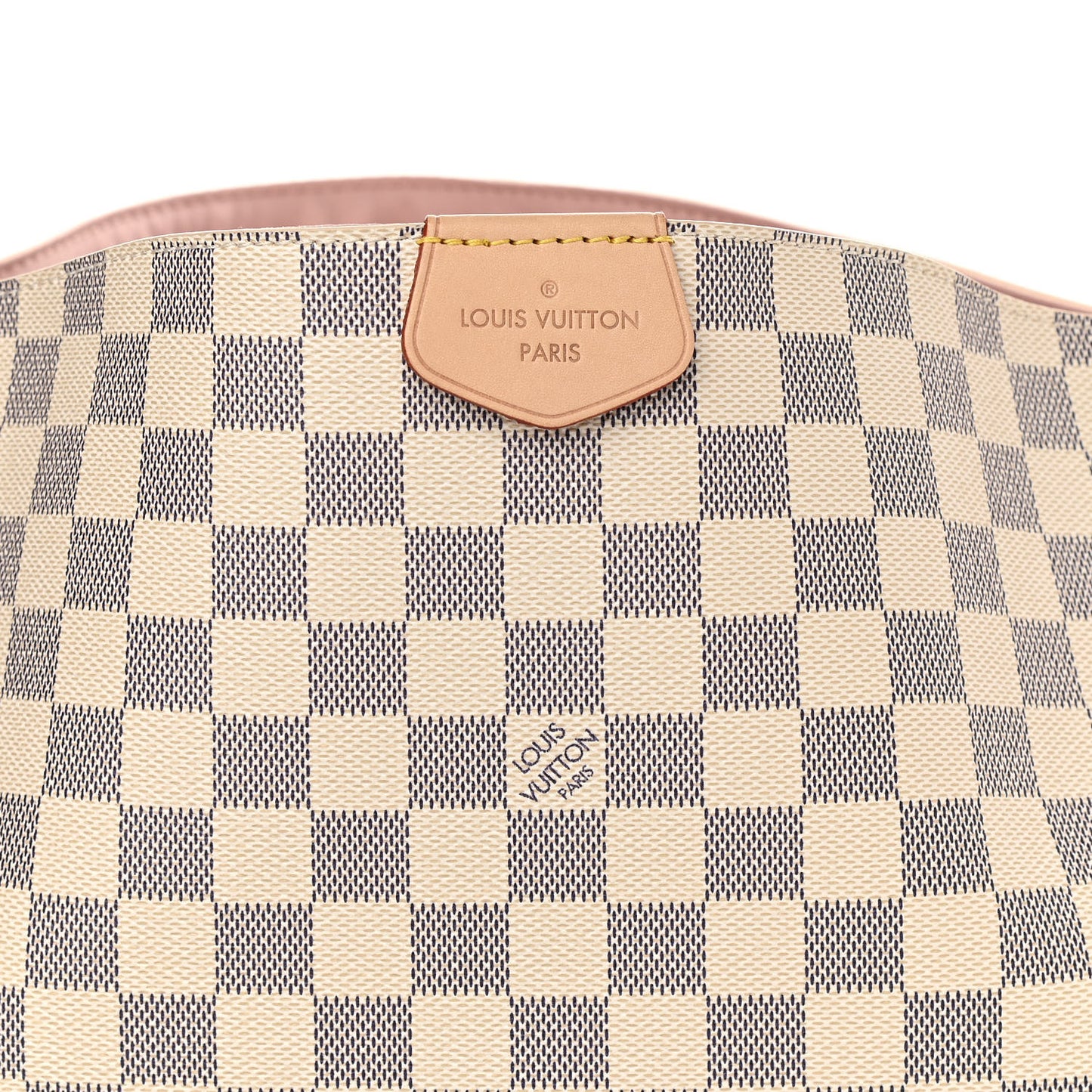 Damier Azur Graceful MM Rose Ballerine