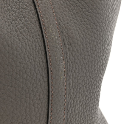 Hermes Taurillon Clemence Picotin Lock 18 PM Gris Asphalte 11 of 13