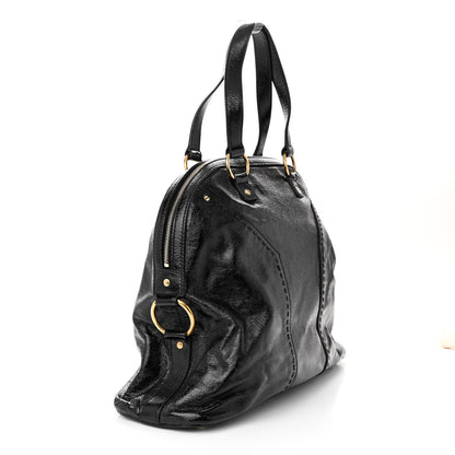Saint Laurent Patent Oversized MUSE Black 3 of 13