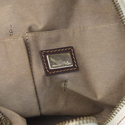 Fendi Canvas Zucca Zucchino Spalmati B Mix Tote White Mogano Panna 5 of 12