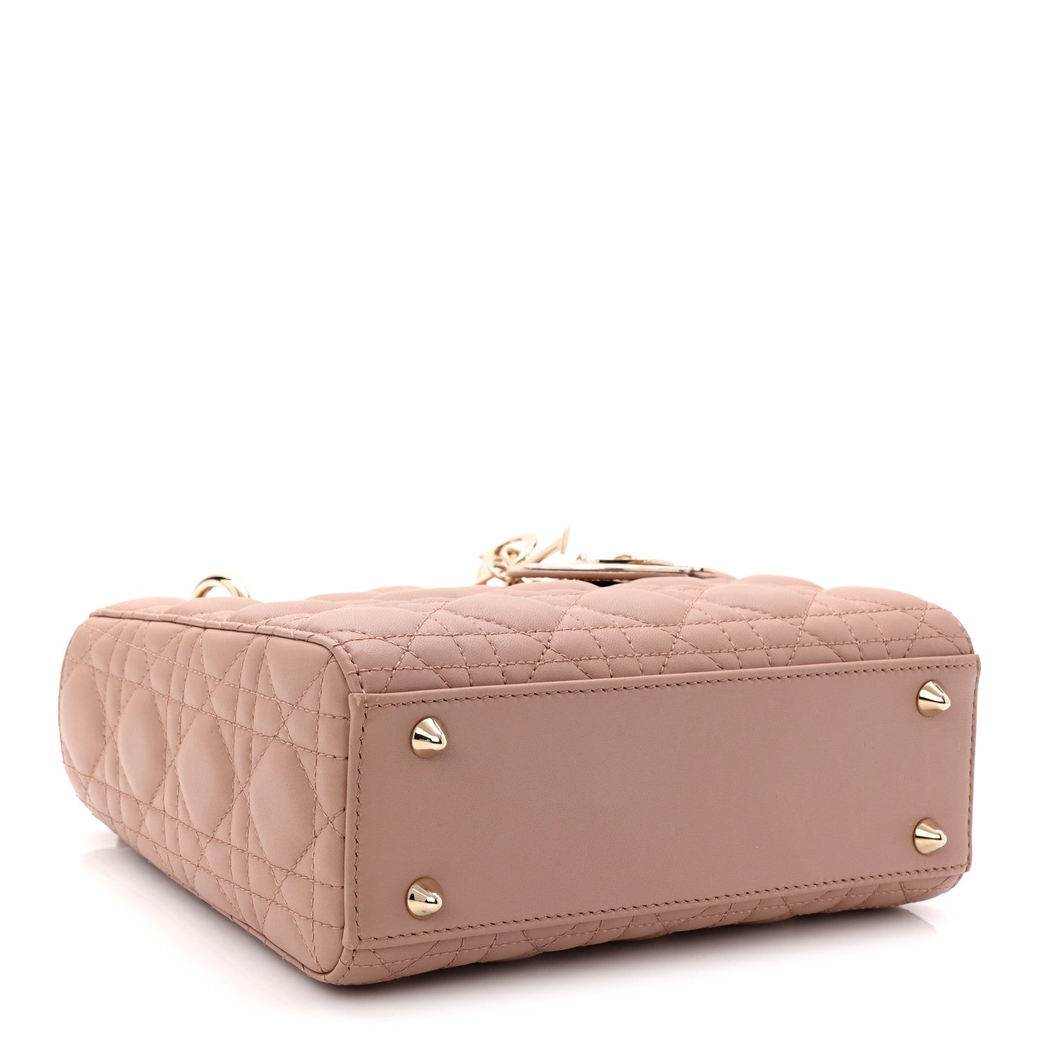 Christian Dior Lambskin Cannage Small My ABC Dior Lady Dior Blush 4 of 11