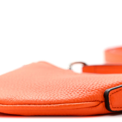 Gucci Pebbled Calfskin Mini B Shoulder Bag Orange 10 of 12