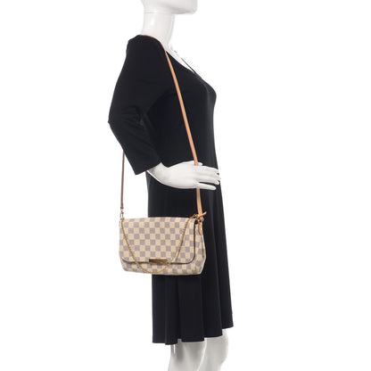 Louis Vuitton Damier Azur Favorite MM 2 of 10