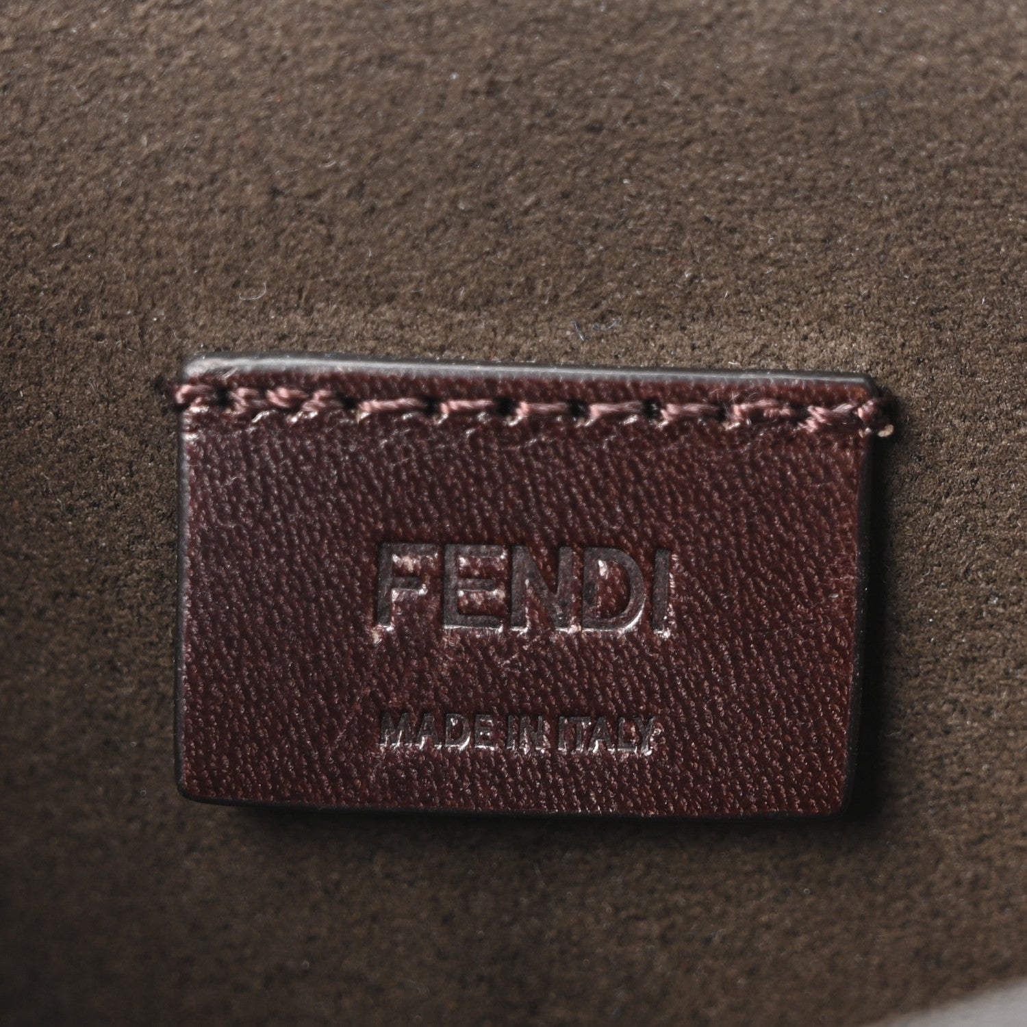 Fendi Vitello Vernice Mou Karligraphy Crossbody Bag Bluette 6 of 10