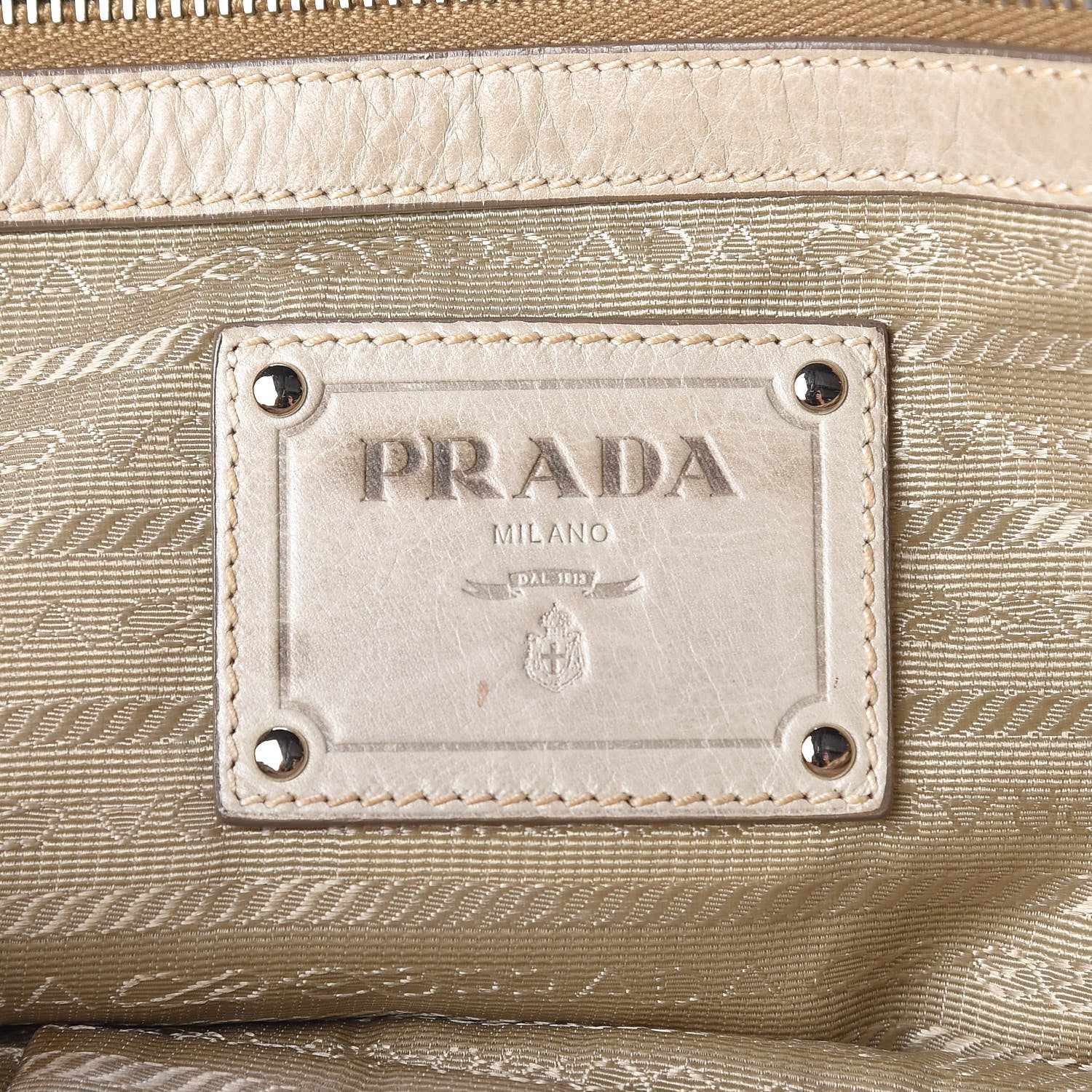 Prada Nappa New Look Tote Beige 6 of 16