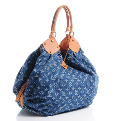 Louis Vuitton Denim Mahina XL Blue 3 of 8