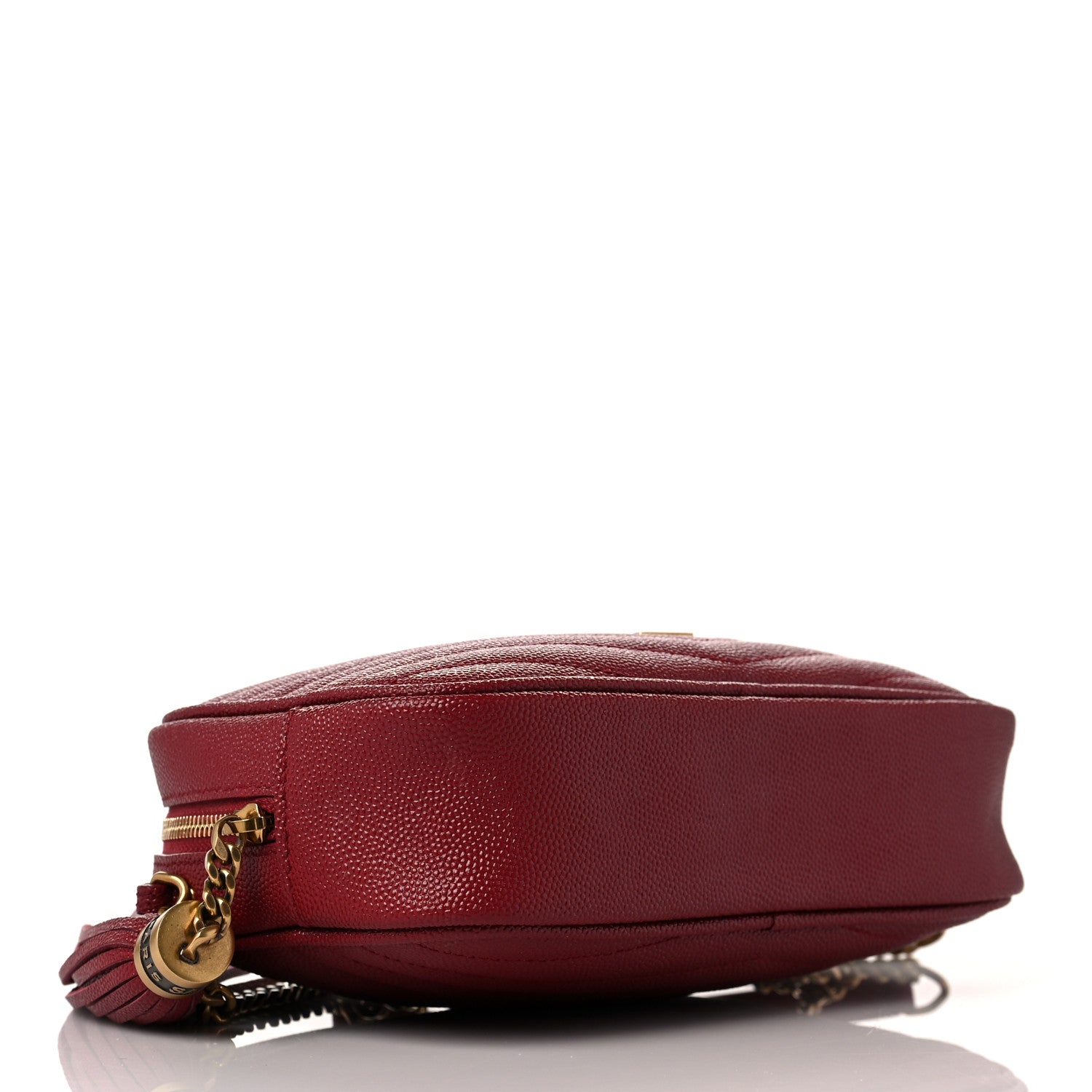 Saint Laurent Grain De Poudre Matelasse Monogram Mini Lou Camera Bag Eros Red 4 of 10