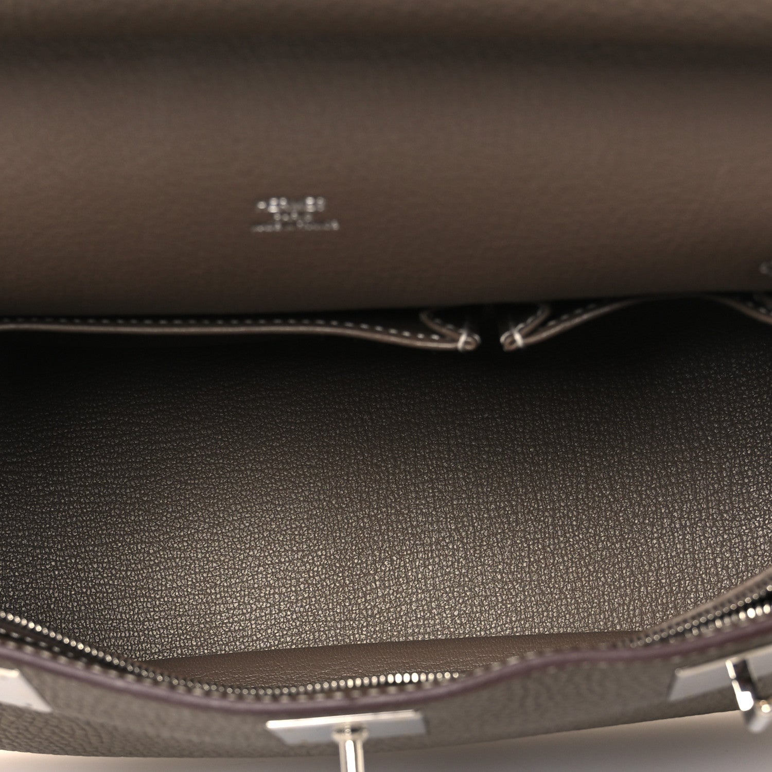 Hermes Taurillon Clemence Jypsiere 28 Etoupe 5 of 10
