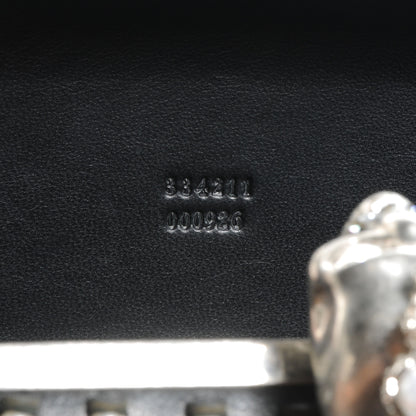 Alexander McQueen Pearl Embellished Calfskin Skull Box Clutch Black 8 of 8