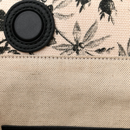 Gucci Canvas Herbarium Print Tote Black 14 of 16