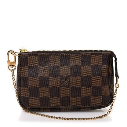 Louis Vuitton Damier Ebene Mini Pochette Accessories 1 of 7