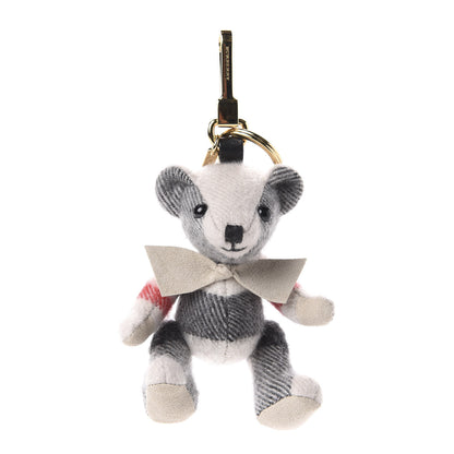 Burberry Cashmere House Check Thomas Bear Bag Charm Stone 1 of 5
