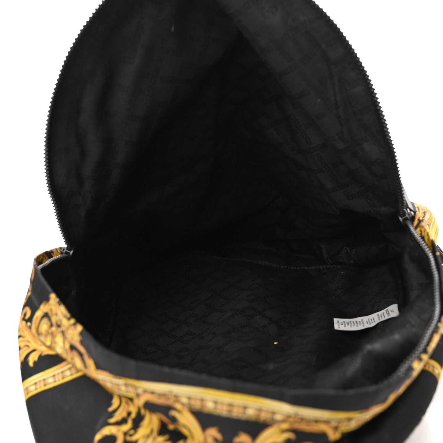 Versace Nylon La Coupe de Dieux Print Backpack Black 5 of 9