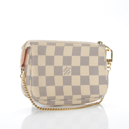 Louis Vuitton Damier Azur Mini Pochette Accessories 3 of 6