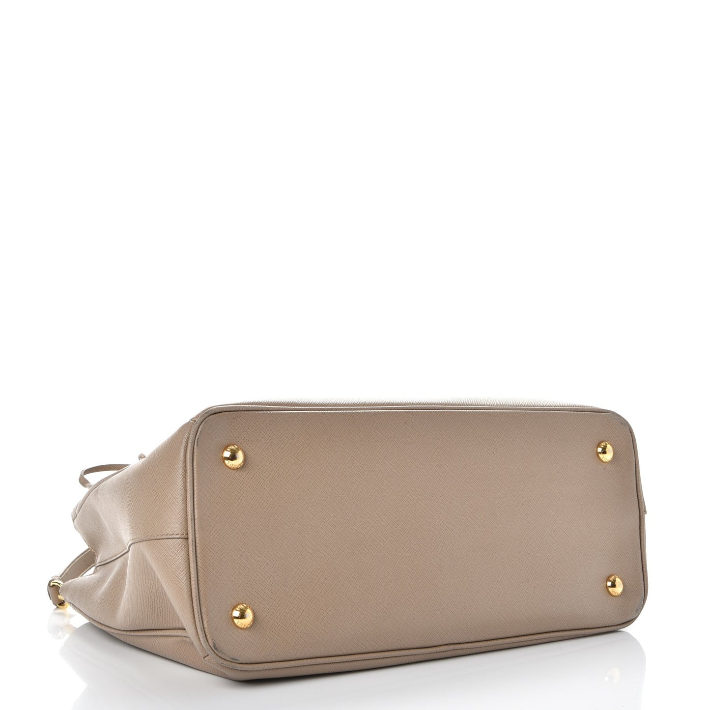 Saffiano Lux Medium Tote Visone