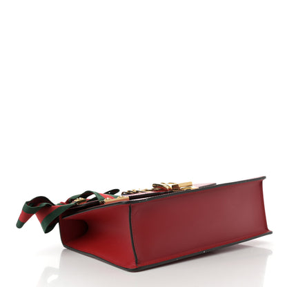 Gucci Calfskin Small Sylvie Shoulder Bag Hibiscus Red 4 of 10