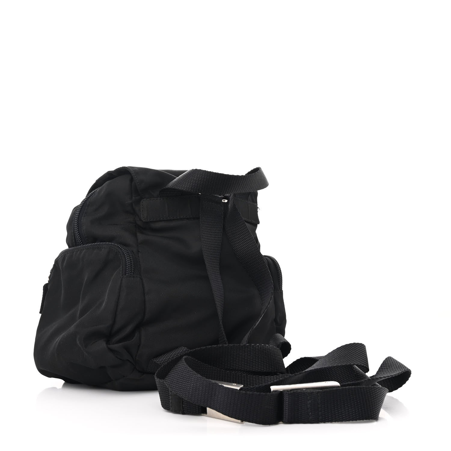 Prada Nylon Vela Mini Backpack Black 3 of 11