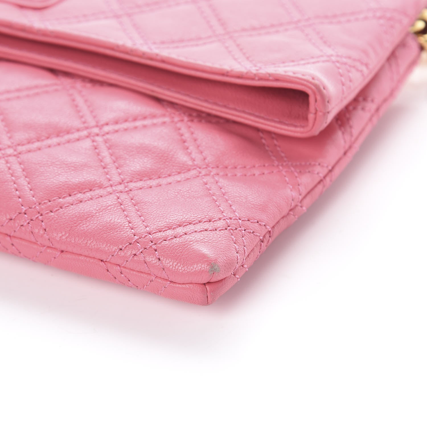 Marc Jacobs Lambskin Quilted The Single Crossbody Pink 6 of 8