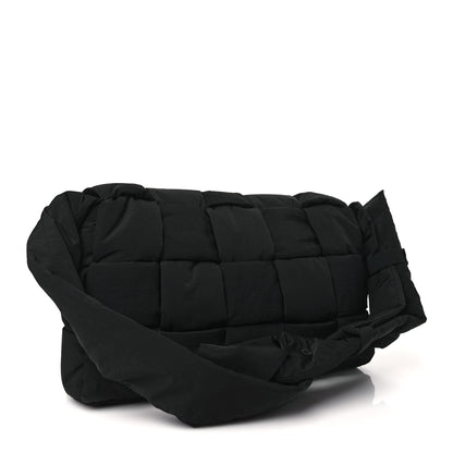 Bottega Veneta Nylon Intrecciato Padded Tech Maxi Cassette Bag Black 3 of 8