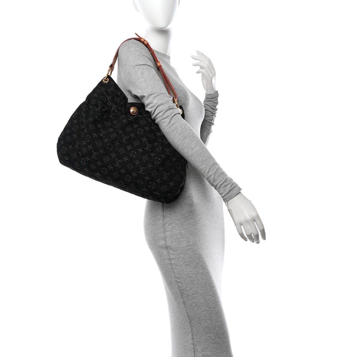 Louis Vuitton Denim Daily PM Black 2 of 11