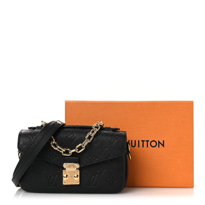 Louis Vuitton Empreinte Pochette Metis East West Black 15 of 15